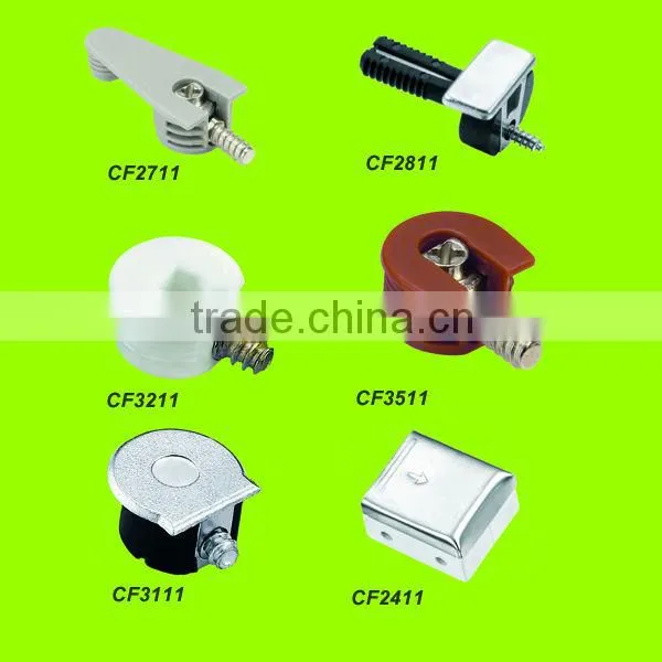 22 years old history hot sale high quality plastic cabinet shelf support & furniture joint connector (CF2711)