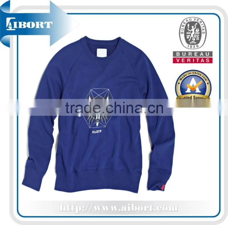 100% cotton crew neck sweatshirt