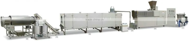 Popular factory sale fish feed pet food production line