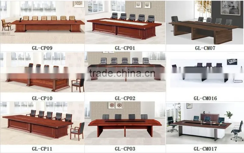 10 person wooden table leg for conference table