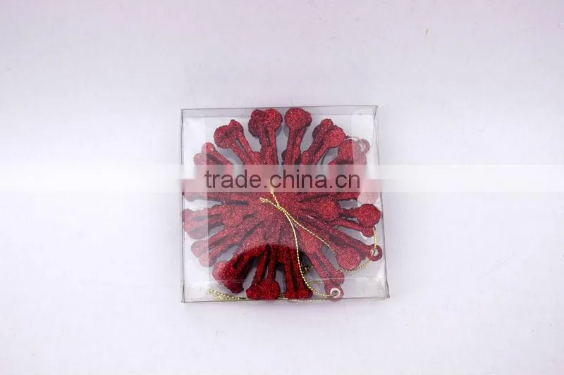4PK DIE-CUT CHRISTMAS PENDANT ORNAMENTS