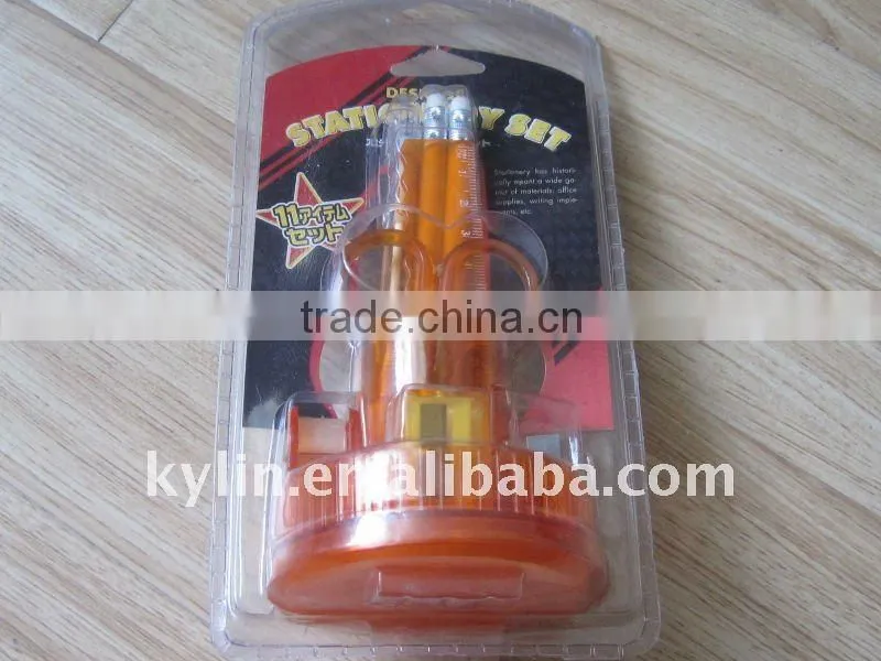 school kids stationery set