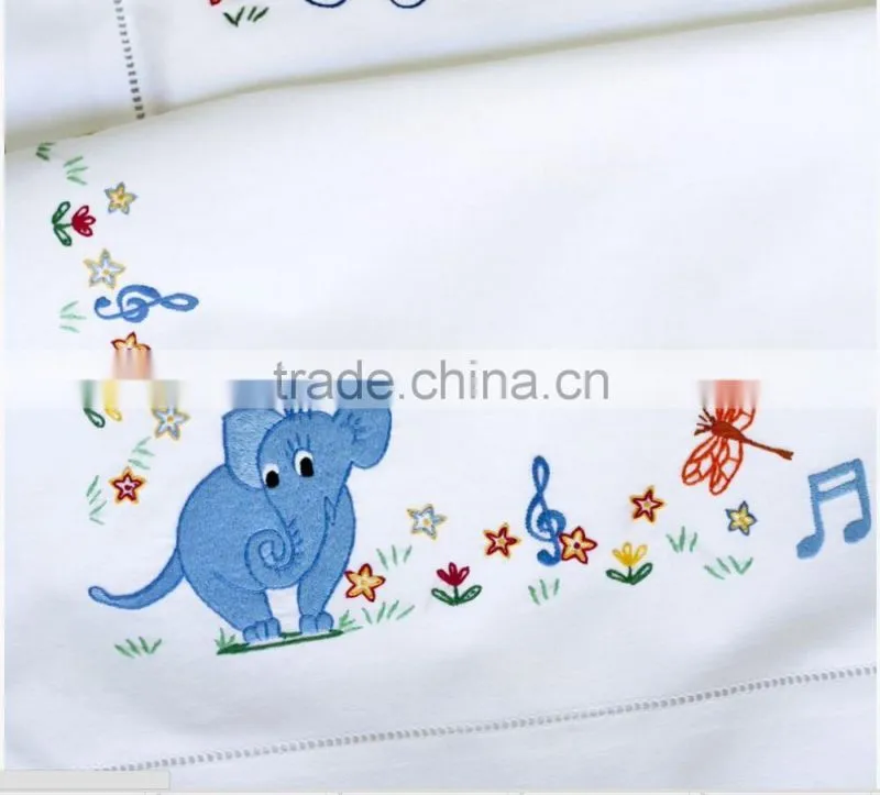 hand embroidery bedding set