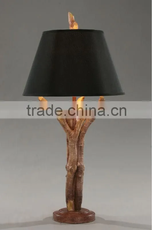 2015 Decoration black room table light/lamp