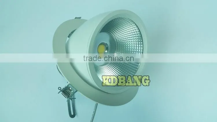 360 degree Adjustable led cob downlight rotate 20w