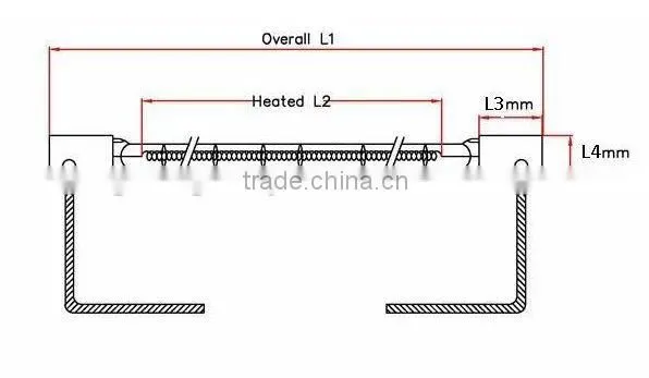 Infrared Quartz Heating Element Halogen Lamp