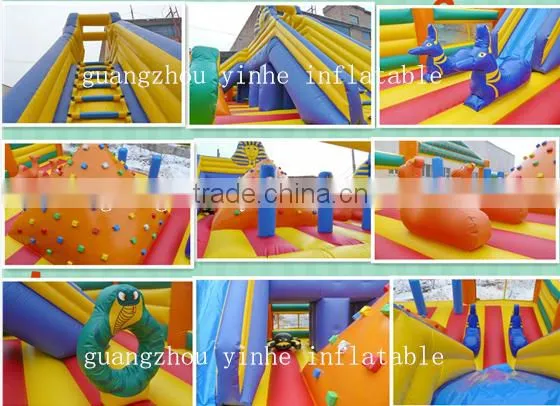 hot sale Inflatable theme Egypt fun city ,cheap amusement park game for kids
