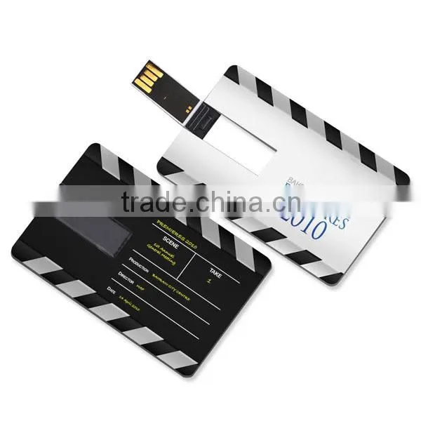 Wholesale 1GB -64GB credit card printed usb pen drive for promotional gift