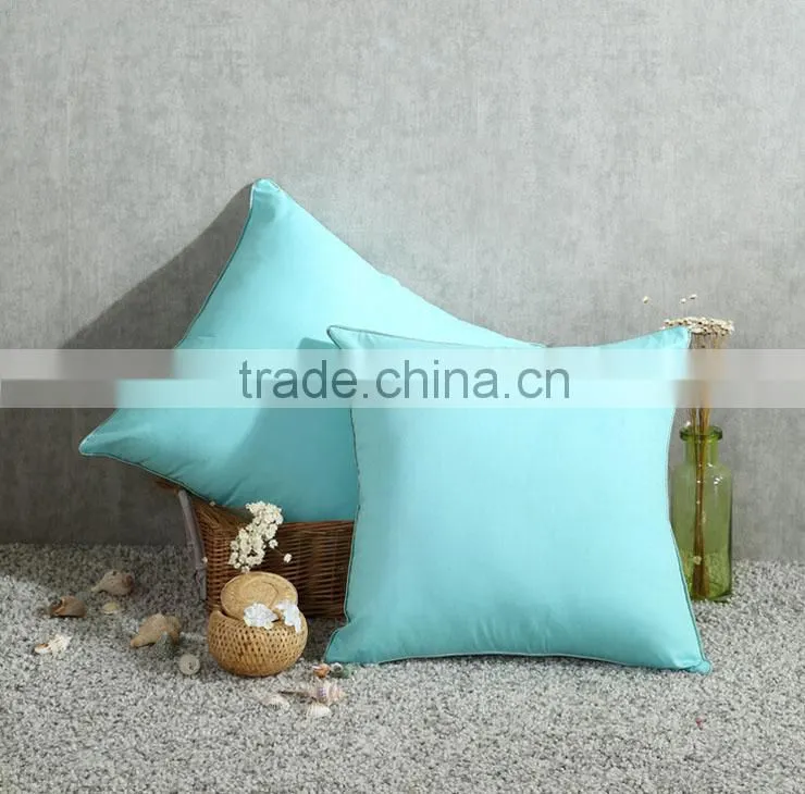 custom pure 100% cotton square pillow case