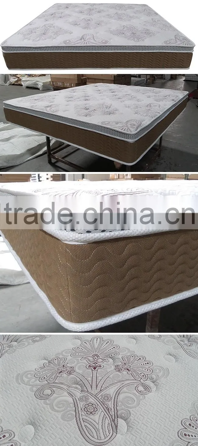 factory hot sale euro top king size pocket spring mattress