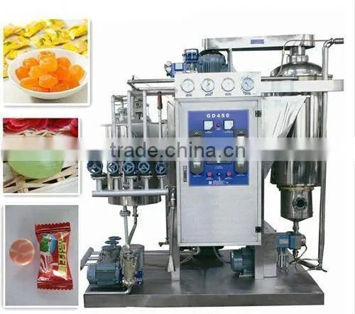 candy vacuum steam cooking and depositing machine line