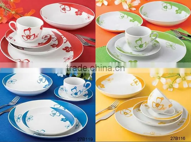 Porcelain dinnerware porcelainware dinner set