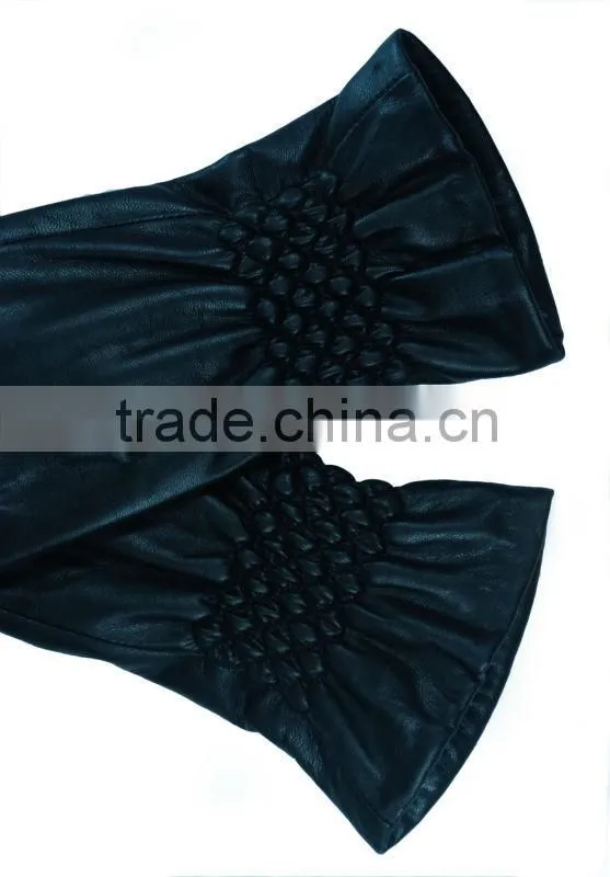 fashion leather material pigskin gloves