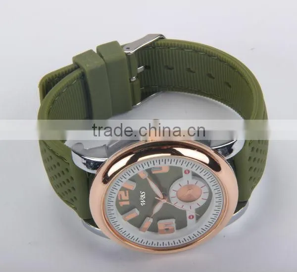 Japan movement quartz watch sr626sw silicone jelly watch