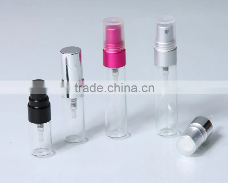 colored perfume test bottle with plastic sprayer LYTB19ly