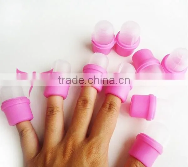Cheap DIY Acrylic UV Gel Cap Tip Set Acetone resistant nail removal Nail Soakers