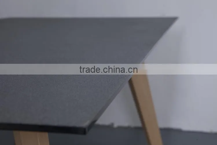 Top quality Wooden Dining Table With Tempered Glass Top Designs