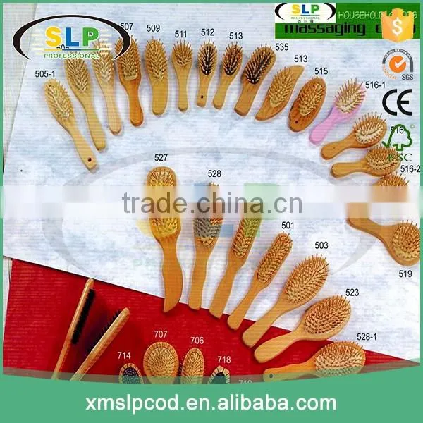 Wood Grain Comfort Hair Straightening Comb Hairbrush Scalp Massage Comb