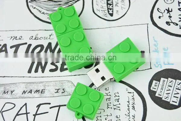 Hottest !!! the building block design silicone USB cover