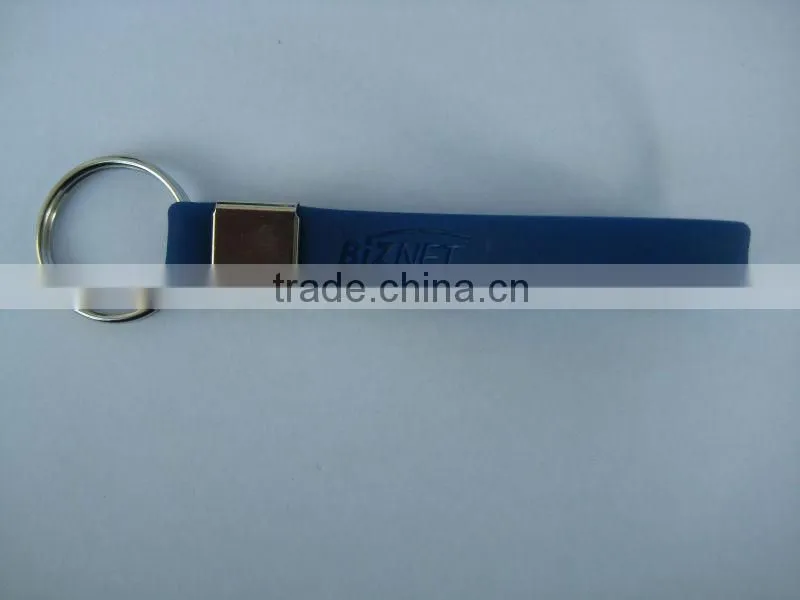 silicone bracelet key ring