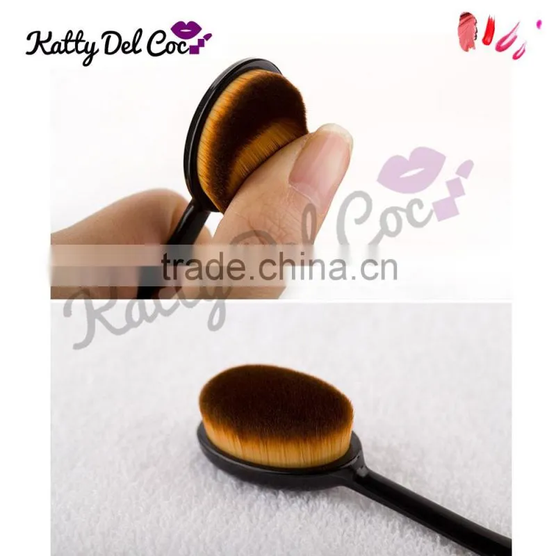 Cosmetic Makeup Tools Women Face Powder Foundation Eye Shadow Blusher Soft Toothbrush Shape makeup Brushes