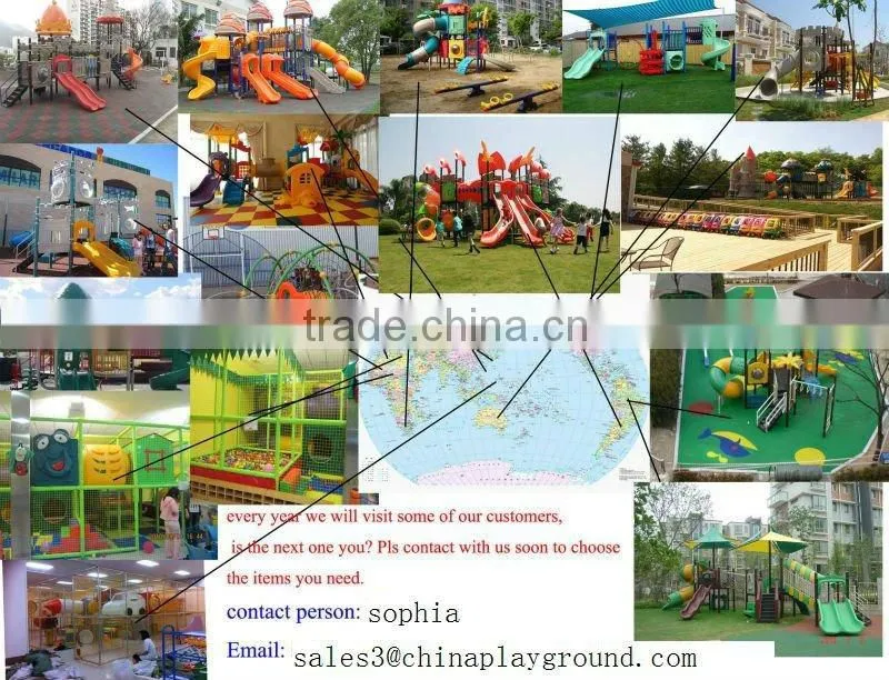 Rotational mould playground for kids/street-urban furniture for community/playground swing sets for kids