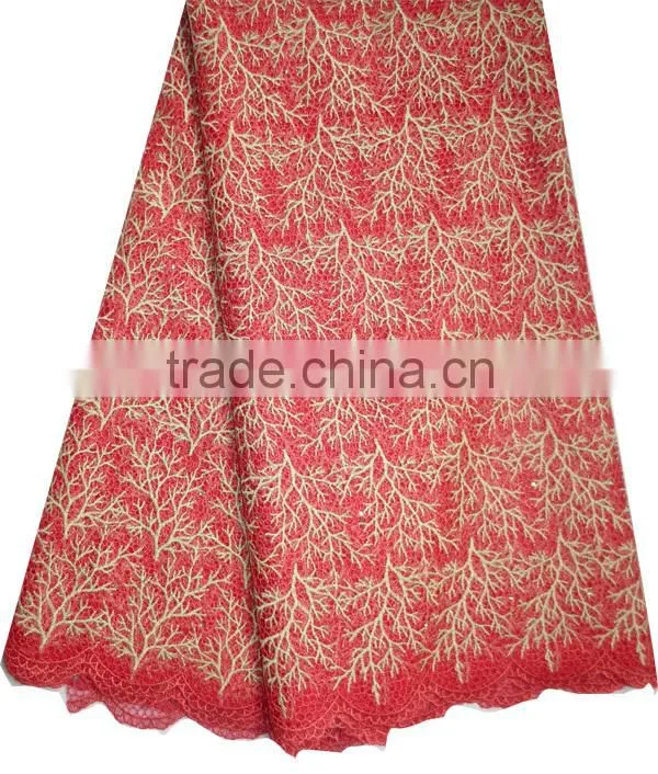 High quality french net beaded lace fabric french lace fabric
