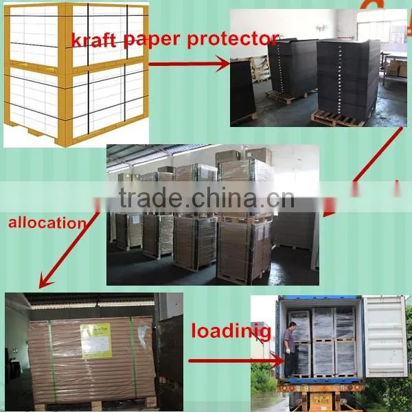 China oem compostable kraft paper edge board protector/angle protector
