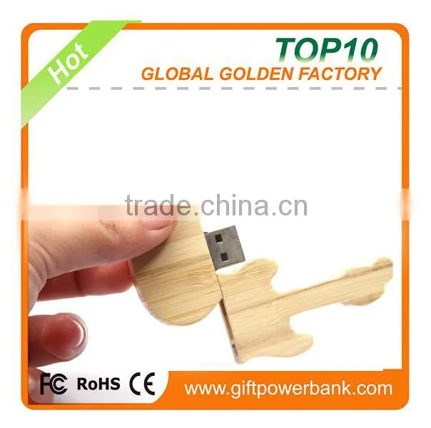 Christmas Gift Wooden Violin USB Flash Pen Drive