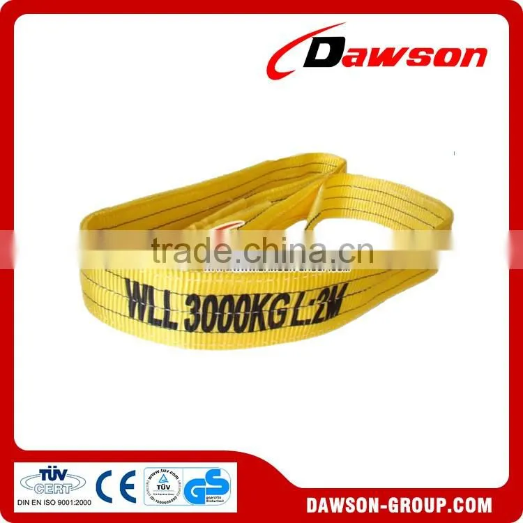 Dawson webbing slings/polyester webbing sling/EN 1492-1 webbing sling in China