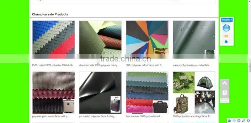 100% polyester high stretch twill fabric wholesale for bag and luggge in Hangzhou