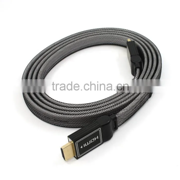 1.4 Version HDMI Flat high speed Connection cable 6ft colorful