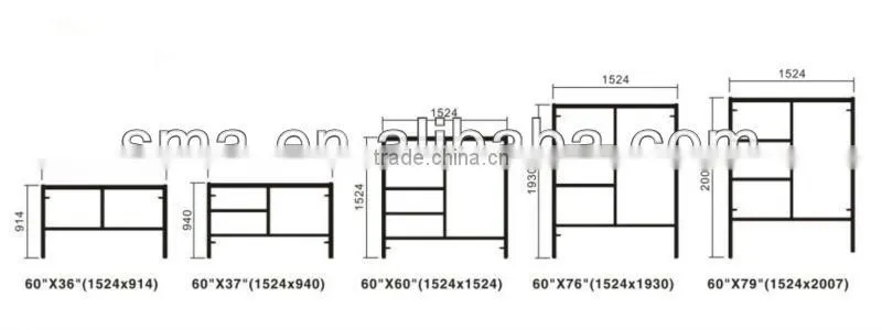 andaime fachadeiro H frame scaffolding ladder frame scaffolding