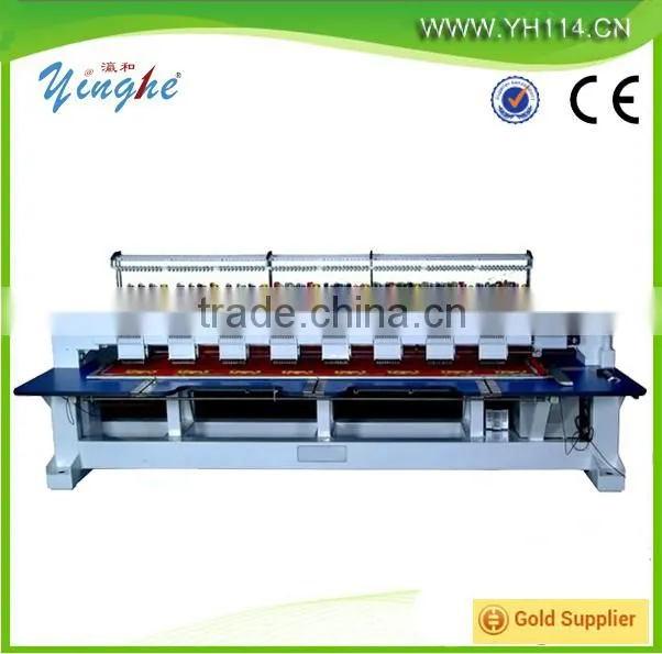 18 head flatbed cap embroidery machine