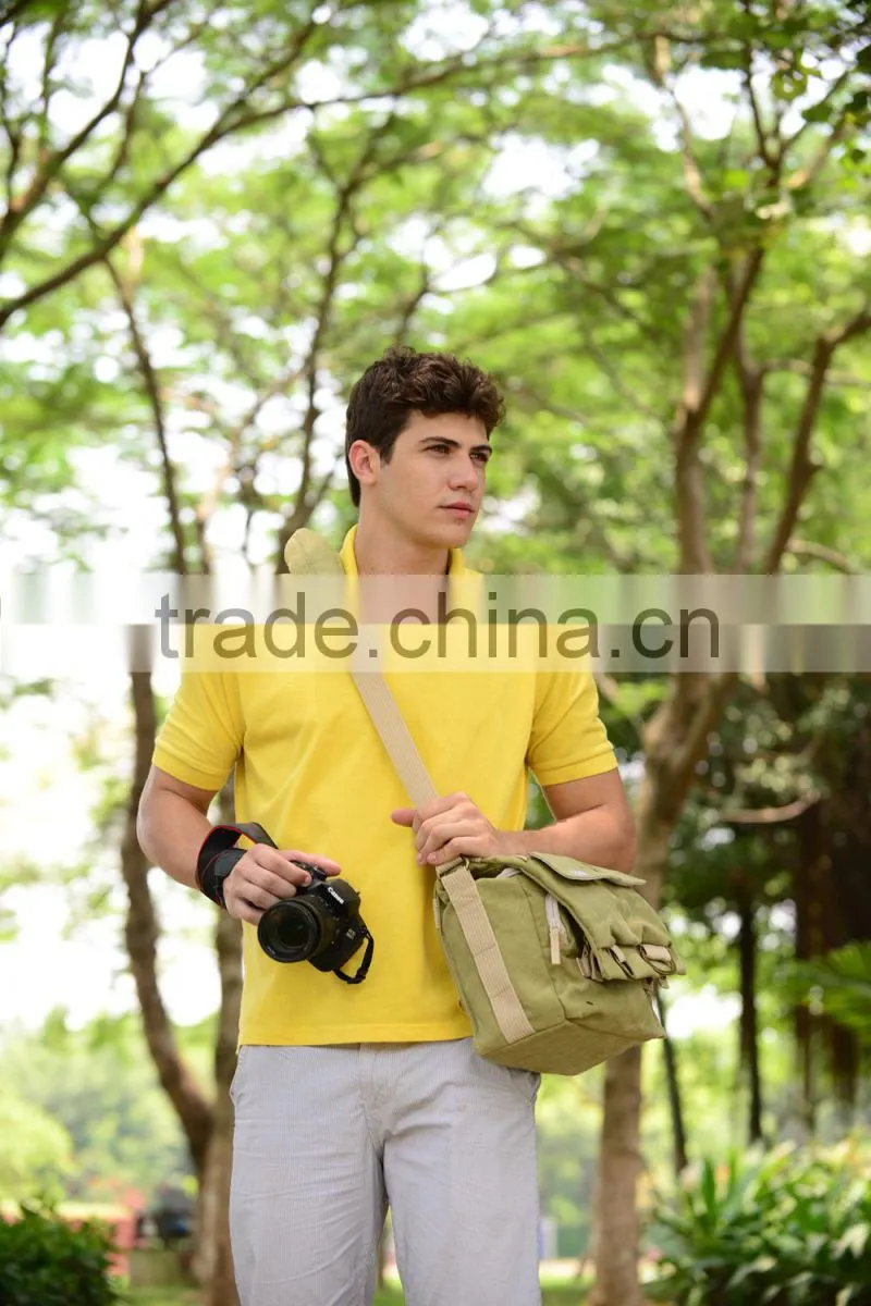 Caden Canvas Functional Camera Large Shoulder bag