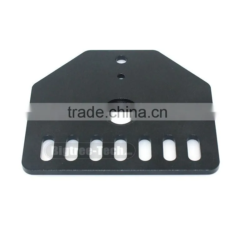 Black color CNC&Kossel Threaded Rod Plate - NEMA 23 Stepper Motor for Openbuilds for V-Slot with 80*72*3mm 3D0271