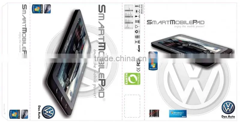 Teso Super Thin Capacitive Multi-Touch Panel X86 tablet pc L10 pro,3G, windows7 and Android2.2 double system,Meego