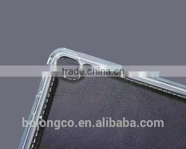 business style foldable tpu surface cover as holder connection TPU back cover case with elastic band stand function for tab