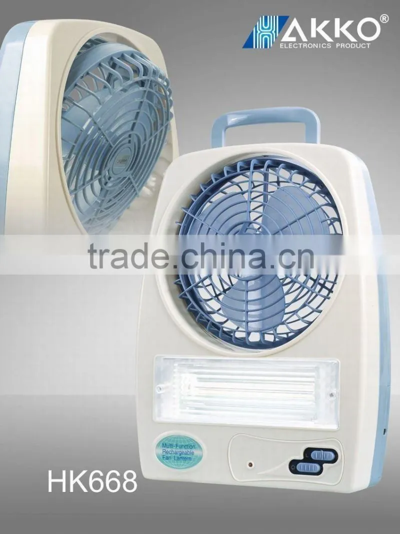 Rechargeable Fan with Light