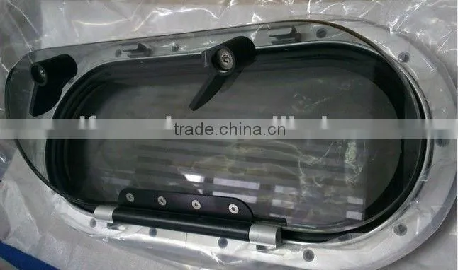 Oval-Shape Aluminum Opening Portlight for yacht