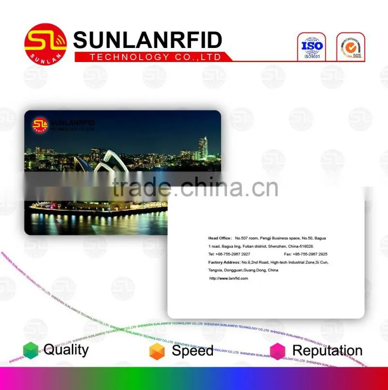 Good Price High Insurance UV Coating PET 13.56 Mhz RFID Blocking Card
