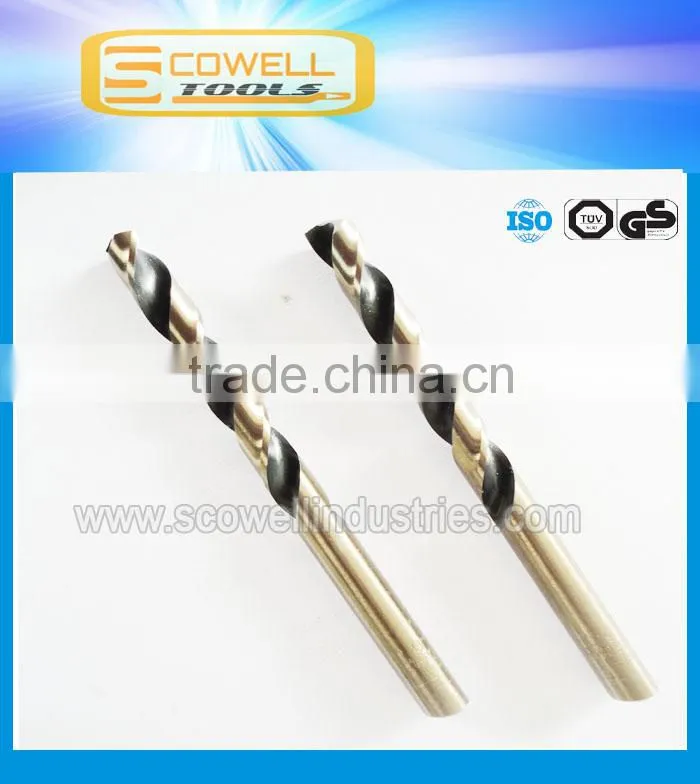 DIN338 HSCO M35 Cobalt Twist Drill Bits For Stainless steel