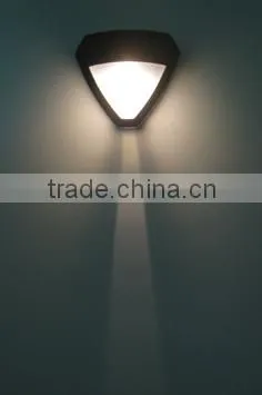 2 LED solar wall light wall mounted outdoor solar lights