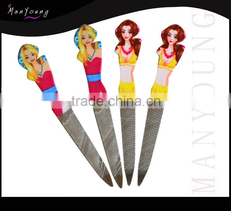 Beauty girl printing staniless steel nail file
