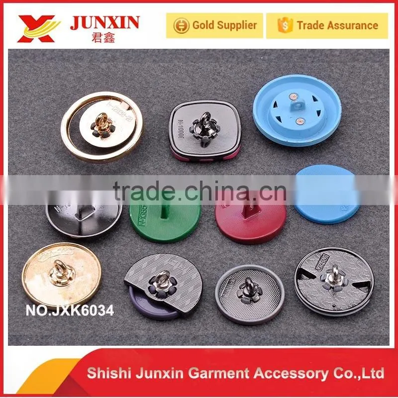 Very cheap price China factory wholesale big size plastic buttons metal buttons
