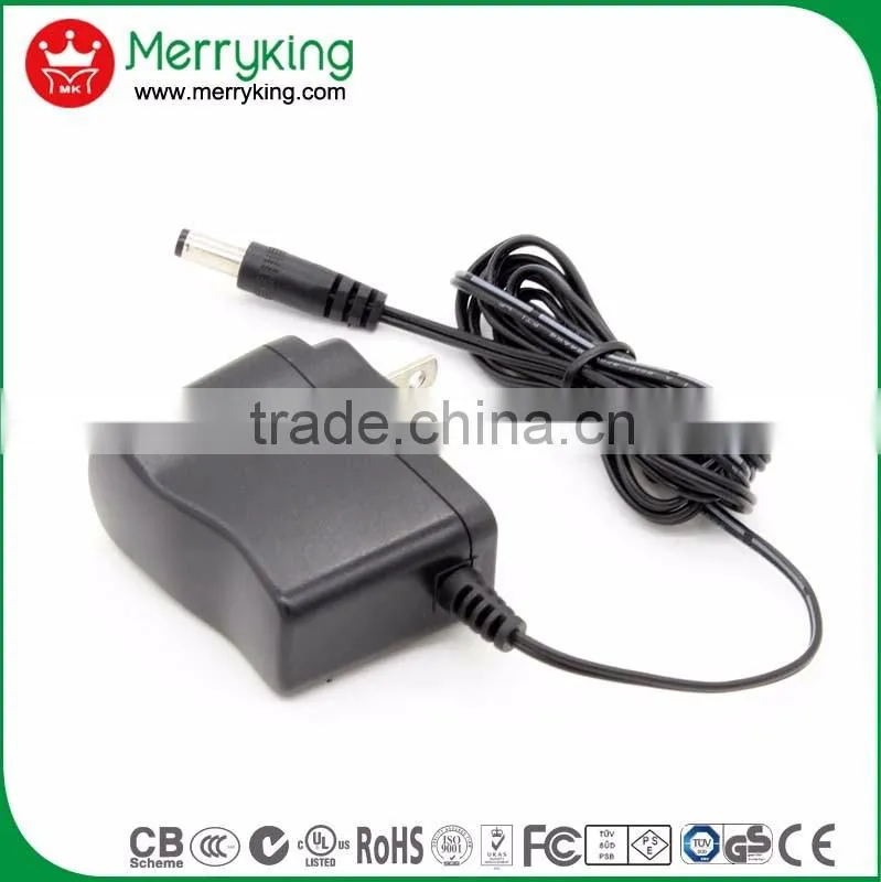 Moderate price 6v 1000ma ac dc adapter for US JP with UL cUL FCC PSE, DOE VI compliant