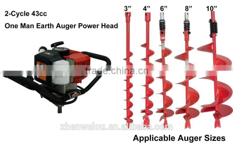 Thunderbay Y43 one man gasoline earth auger/ gas powered soil digger