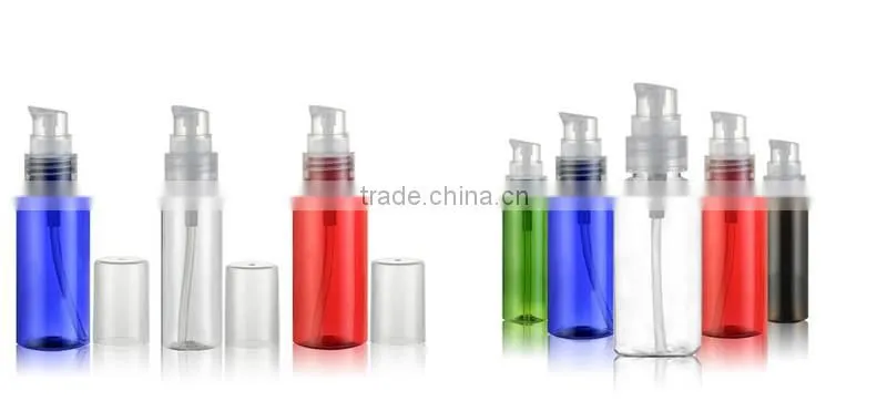 HDPE square round plasic empty Body lotion shampoo bottle /Shower Bottle With Pump dispenser spray cap