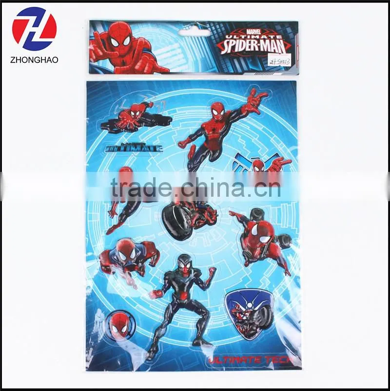 New arrived unique funny customized puffy sticker for boys