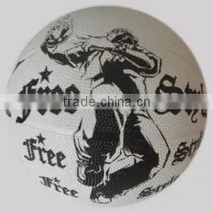 rubber mini basketball